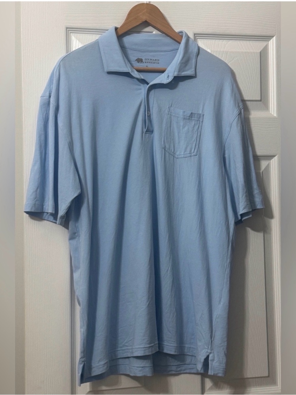 Onward Reserve light blue men's polo size XL